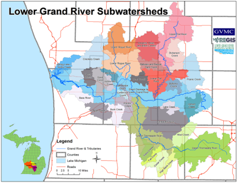 Lower GR Subwatersheds