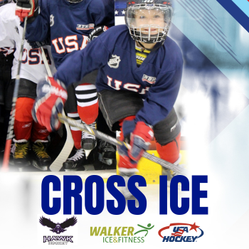 child playing hockey